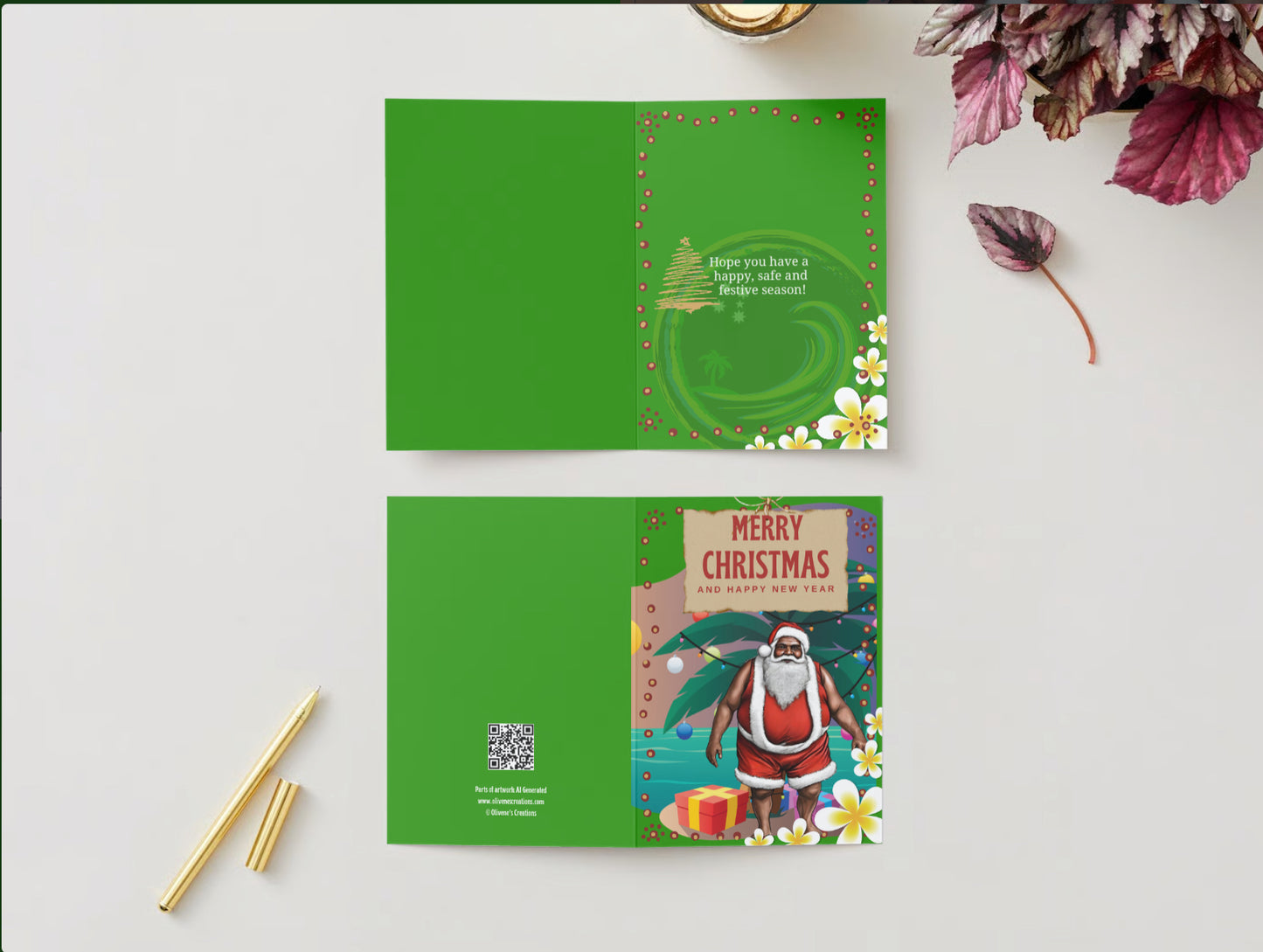 ”Uncle Santa” Christmas Cards