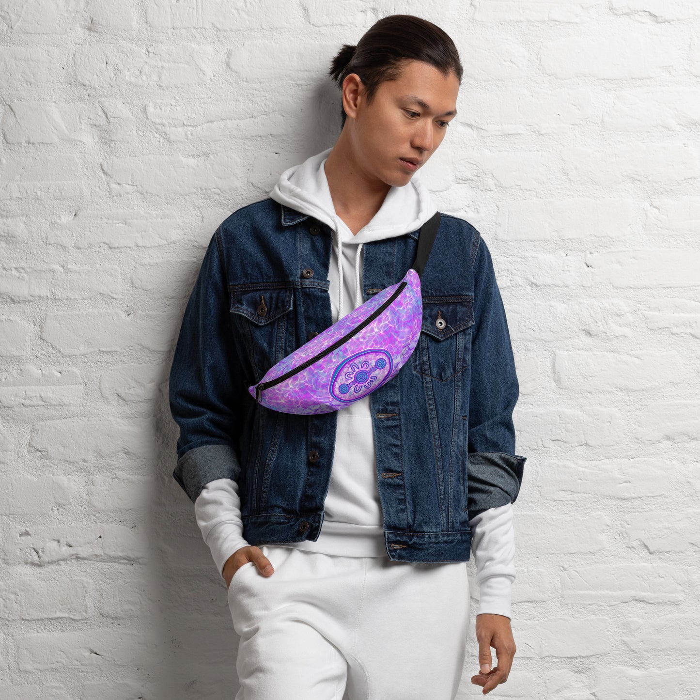 Purple Water Fanny Pack