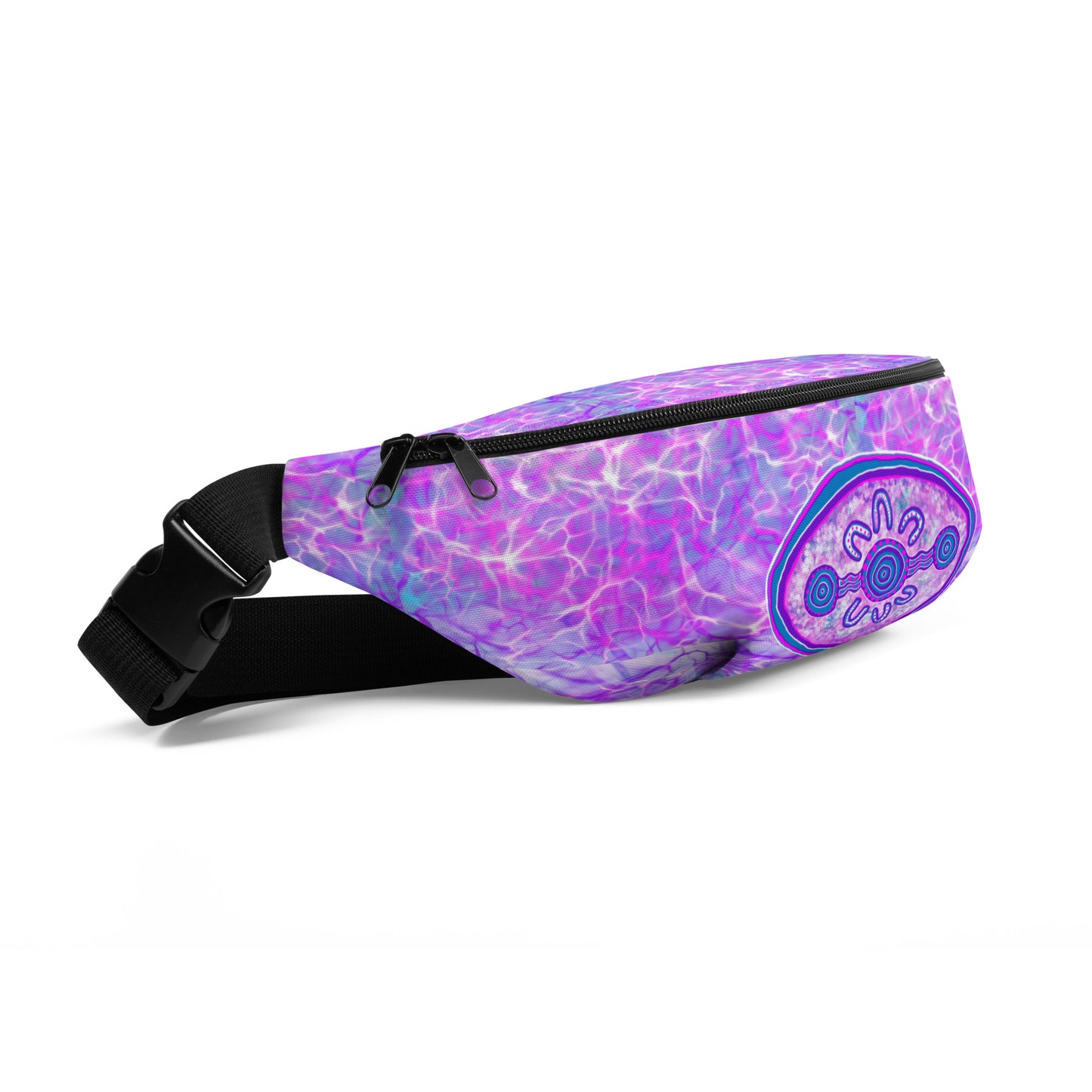 Purple Water Fanny Pack
