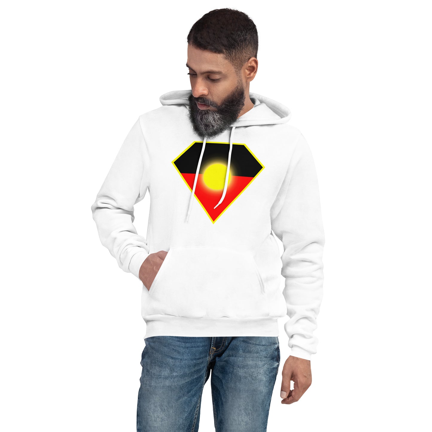 Aboriginal Super Hero Unisex hoodie