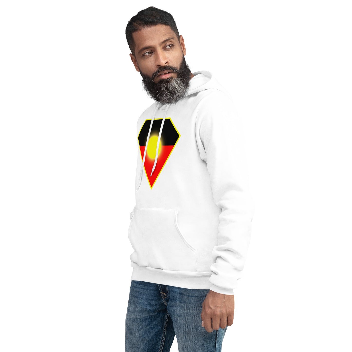 Aboriginal Super Hero Unisex hoodie