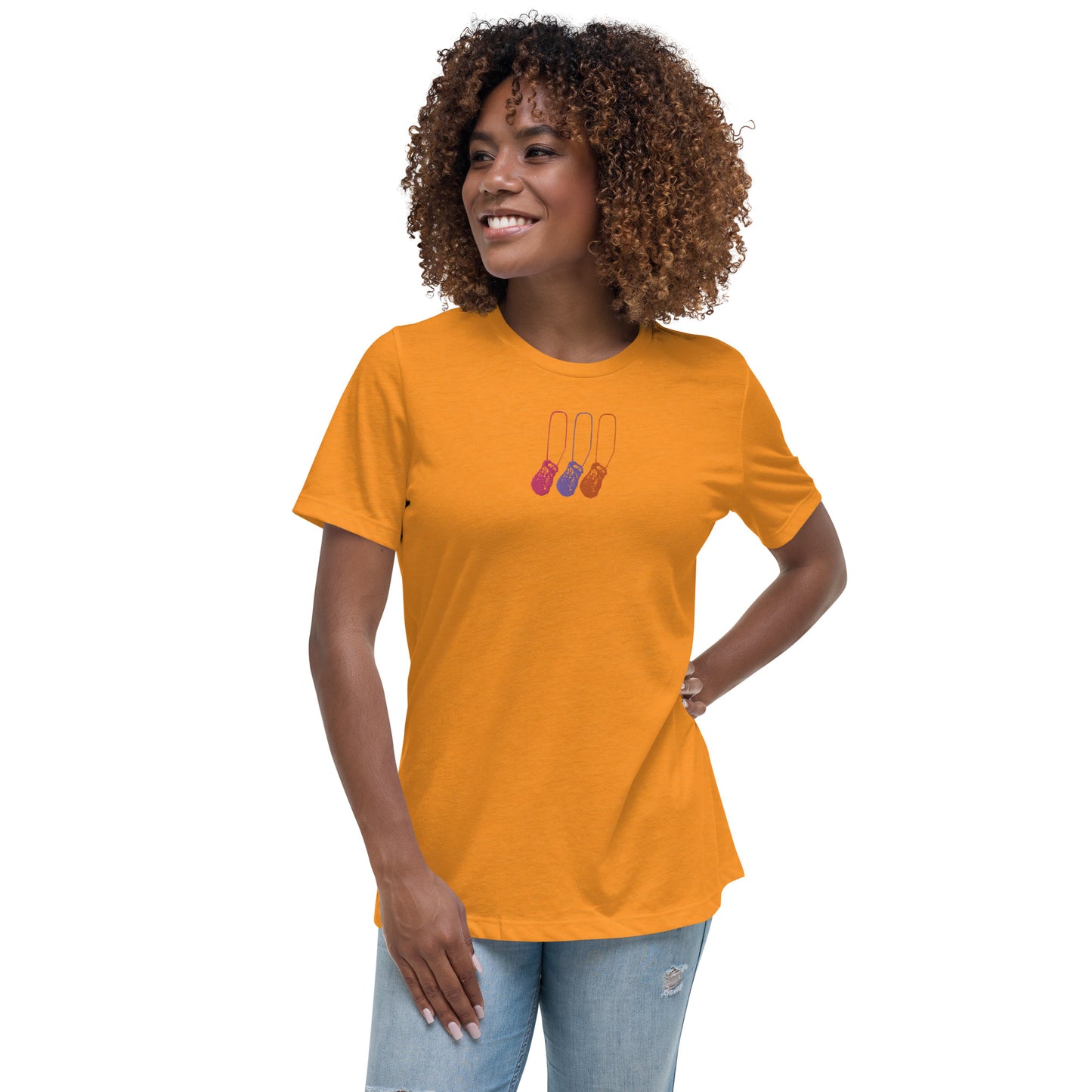 Dilly Bag Embroidered on Women's Relaxed T-Shirt