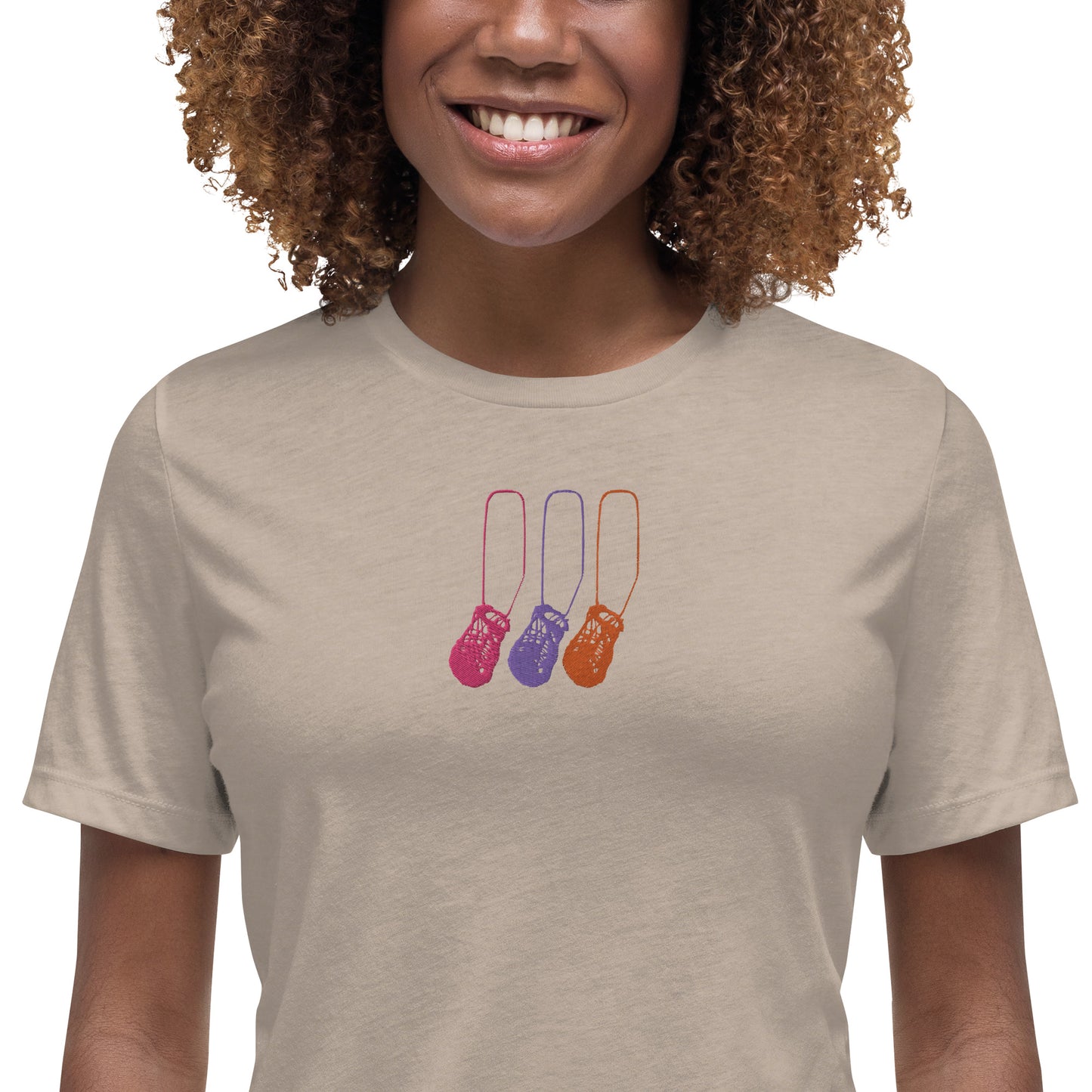 Dilly Bag Embroidered on Women's Relaxed T-Shirt