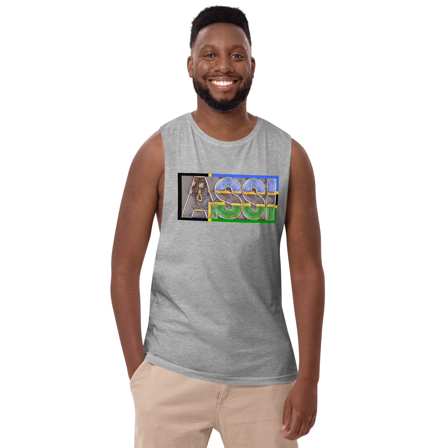 ASSI Men’s drop arm tank top