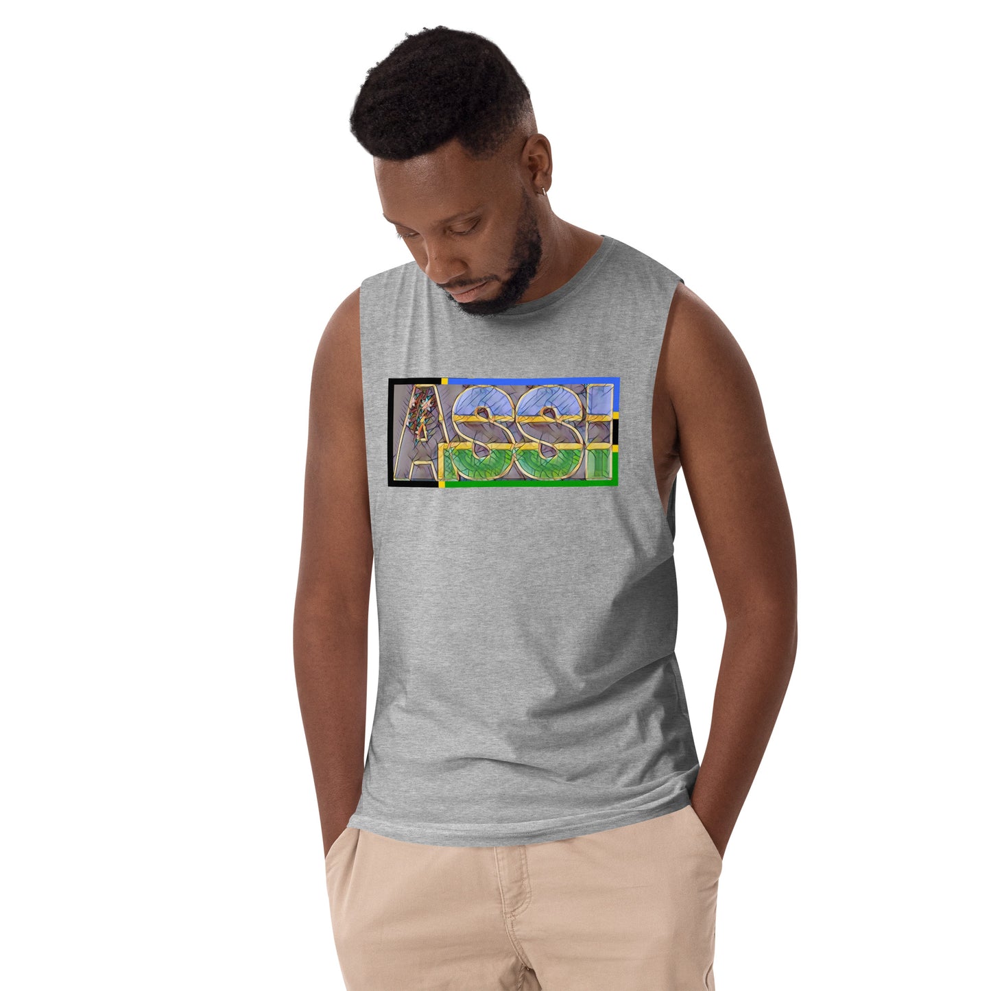 ASSI Men’s drop arm tank top