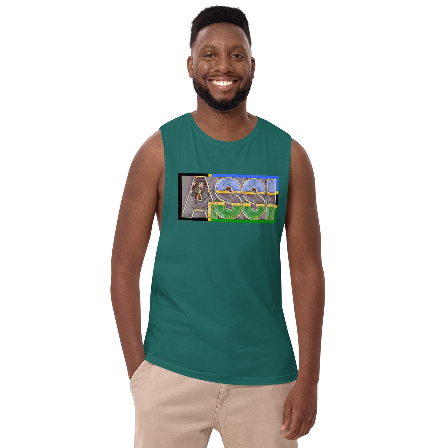 ASSI Men’s drop arm tank top