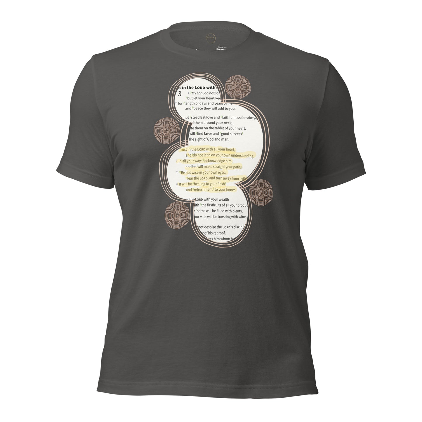 Proverbs 3 Unisex t-shirt