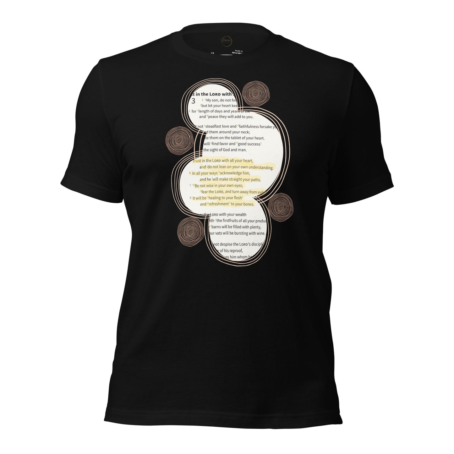 Proverbs 3 Unisex t-shirt