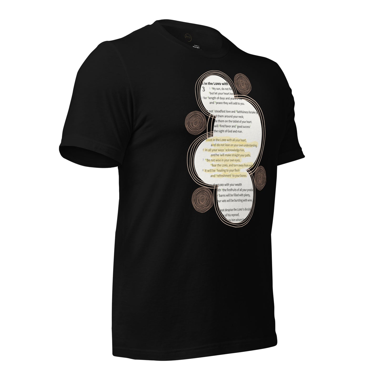 Proverbs 3 Unisex t-shirt