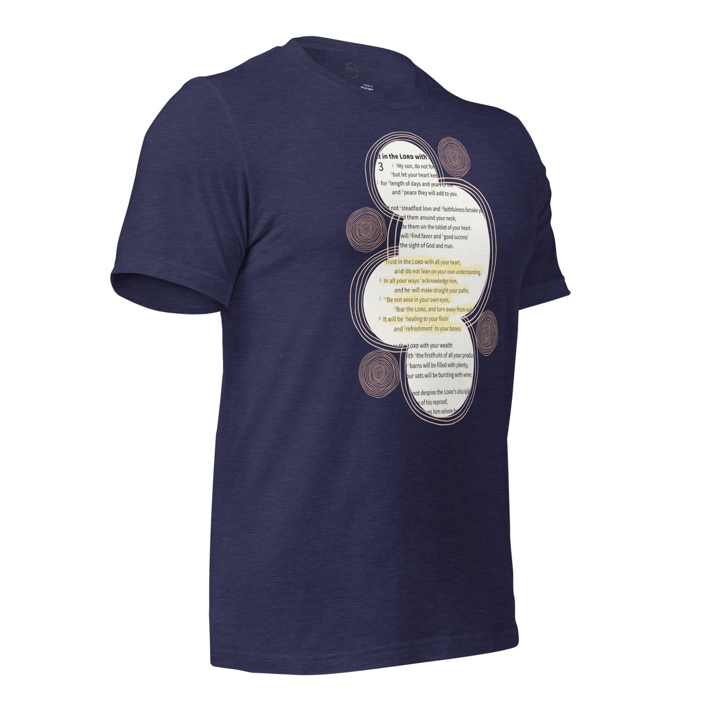 Proverbs 3 Unisex t-shirt