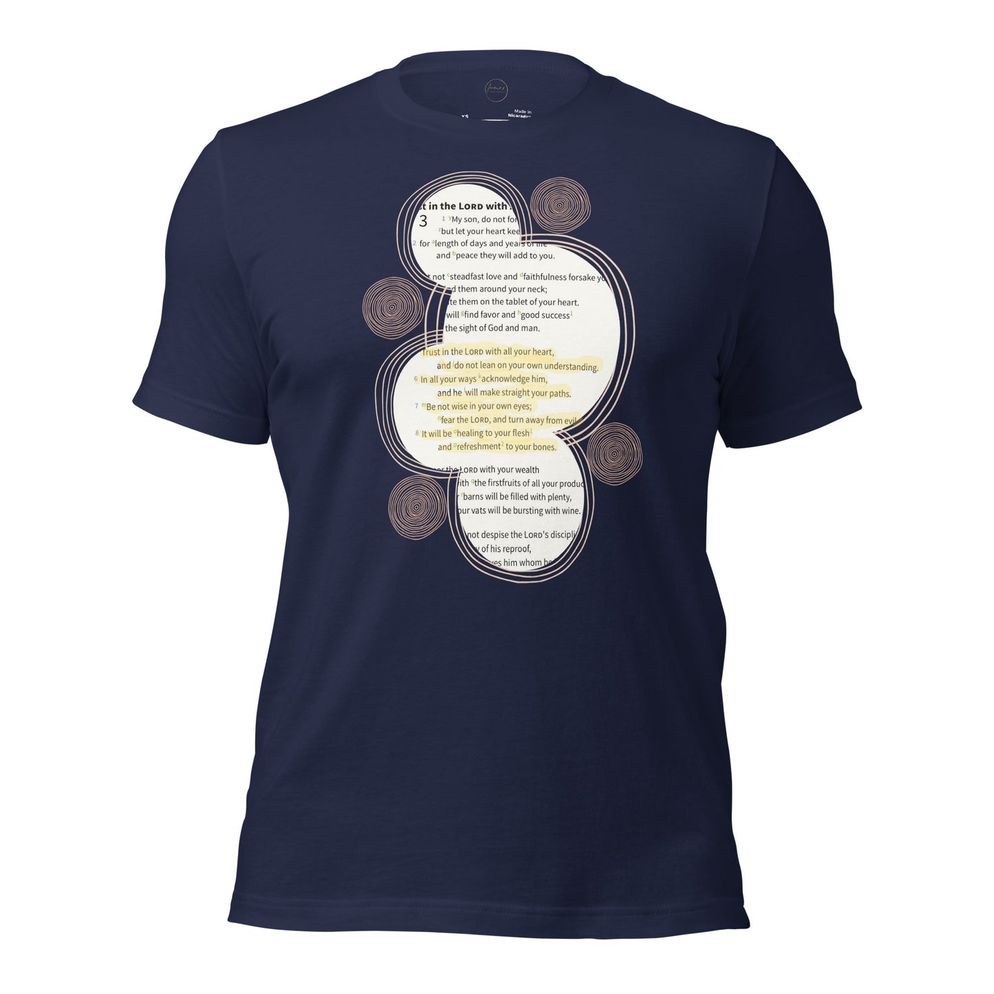 Proverbs 3 Unisex t-shirt