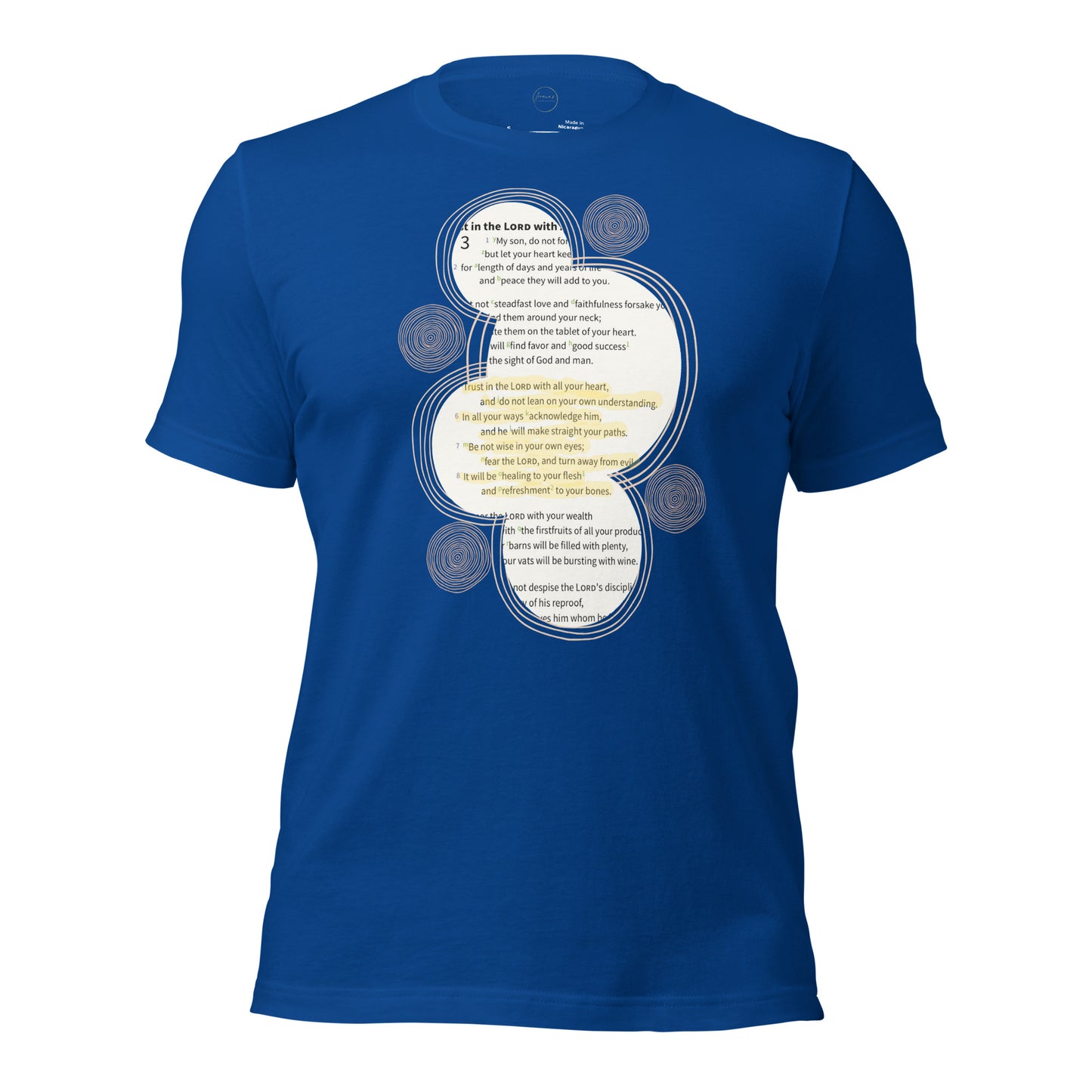 Proverbs 3 Unisex t-shirt