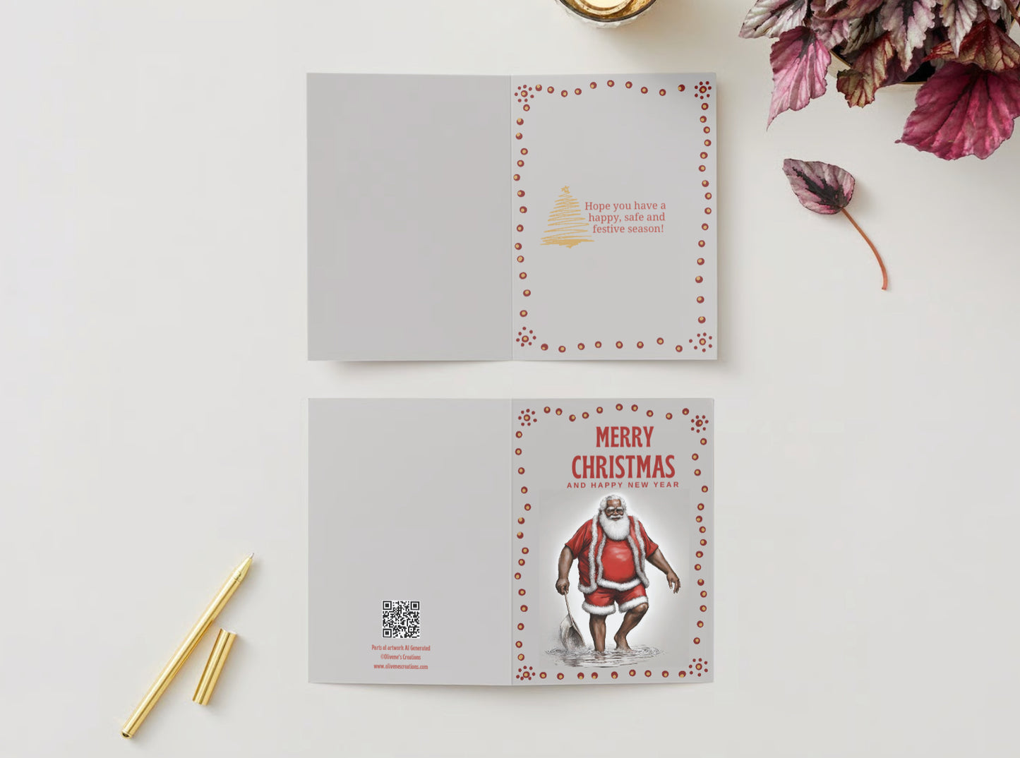 ”Uncle Santa” Christmas Cards