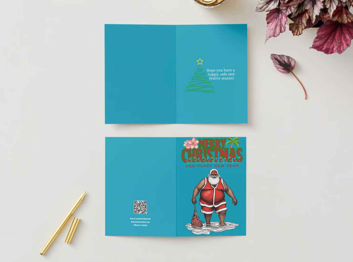 ”Uncle Santa” Christmas Cards