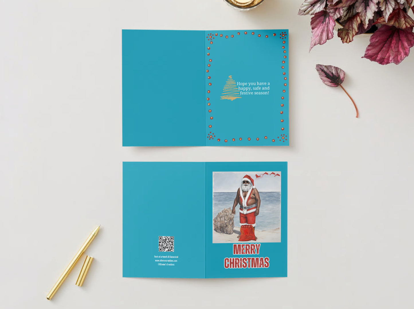 ”Uncle Santa” Christmas Cards