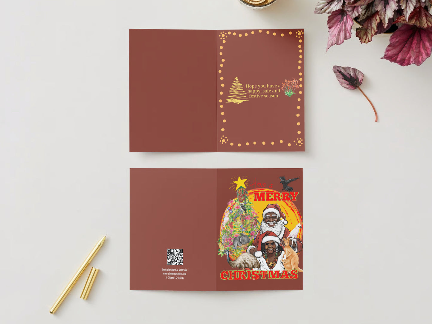 ”Uncle Santa” Christmas Cards