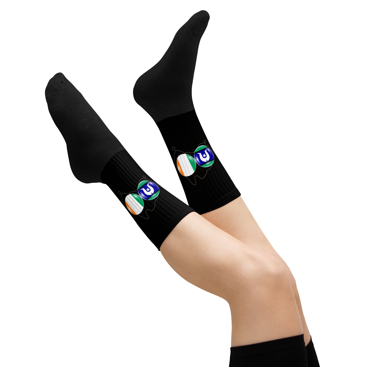 Torres Strait Islands (TSI) & Irish flag Socks