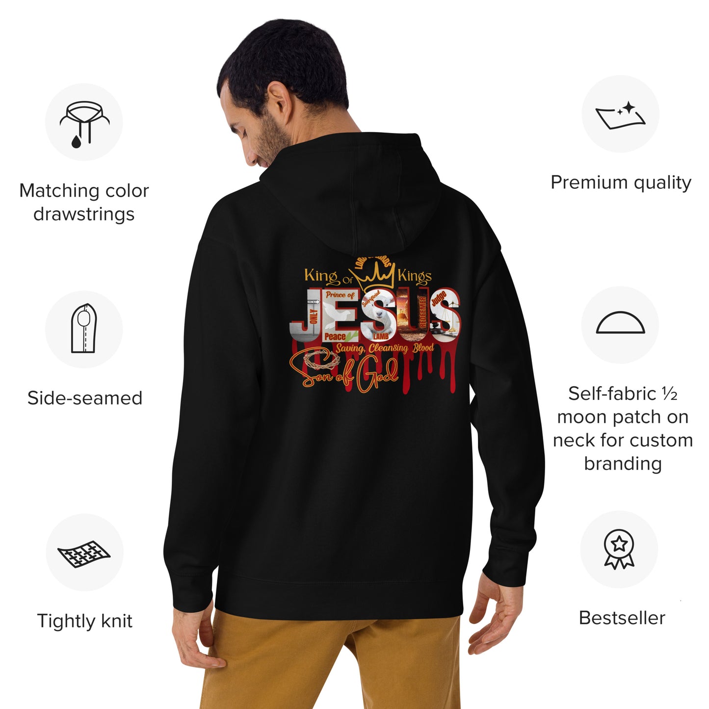 Jesus Saviour King - Unisex Hoodie