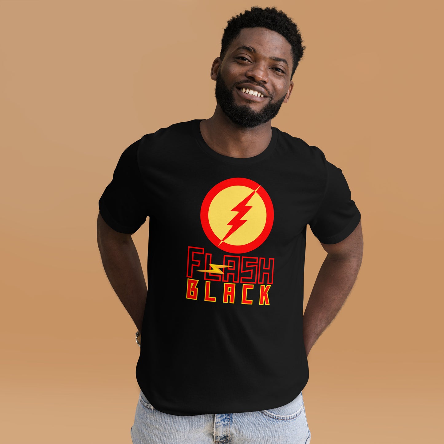 Flash Black Unisex t-shirt