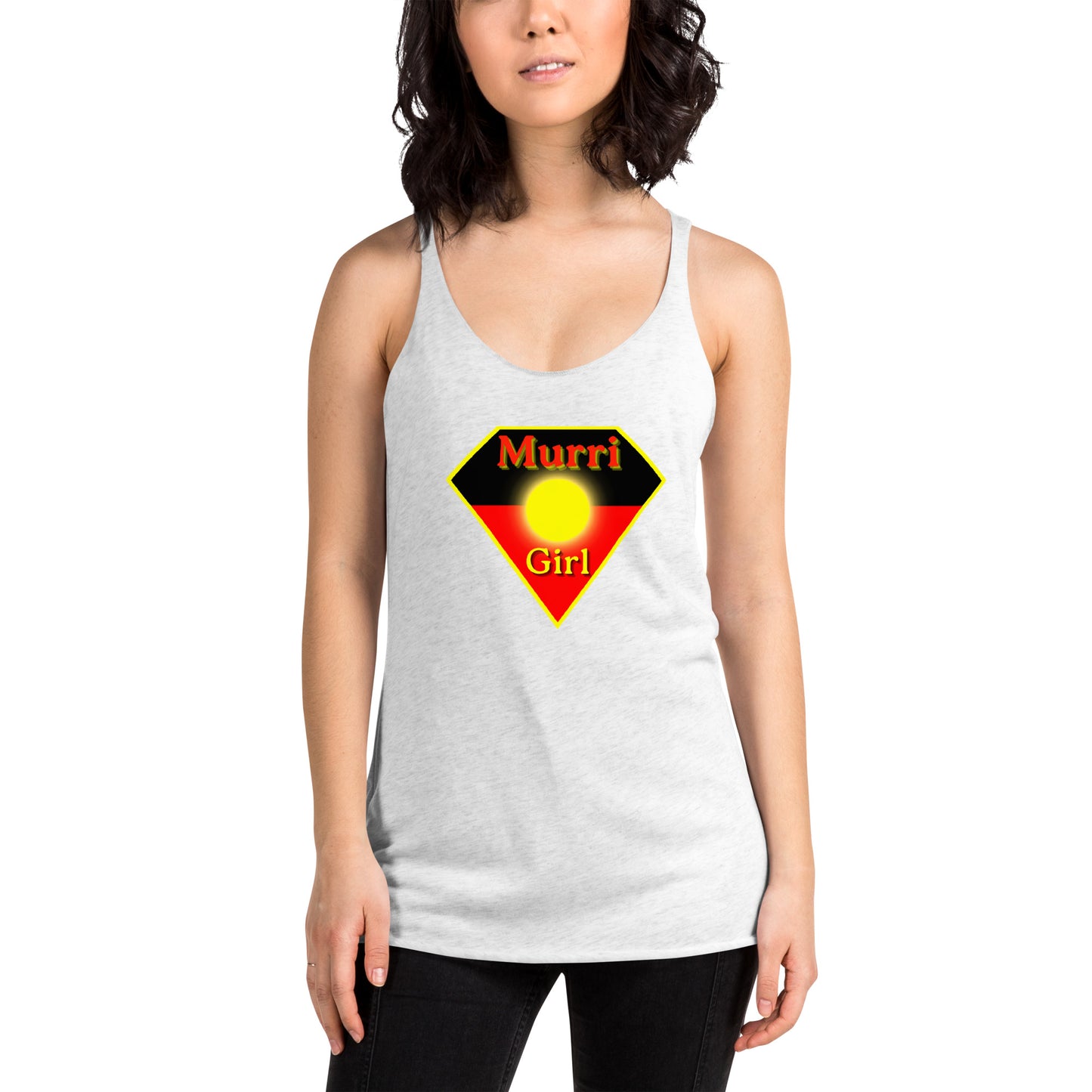 Murri Girl SuperWomen's Racerback Tank
