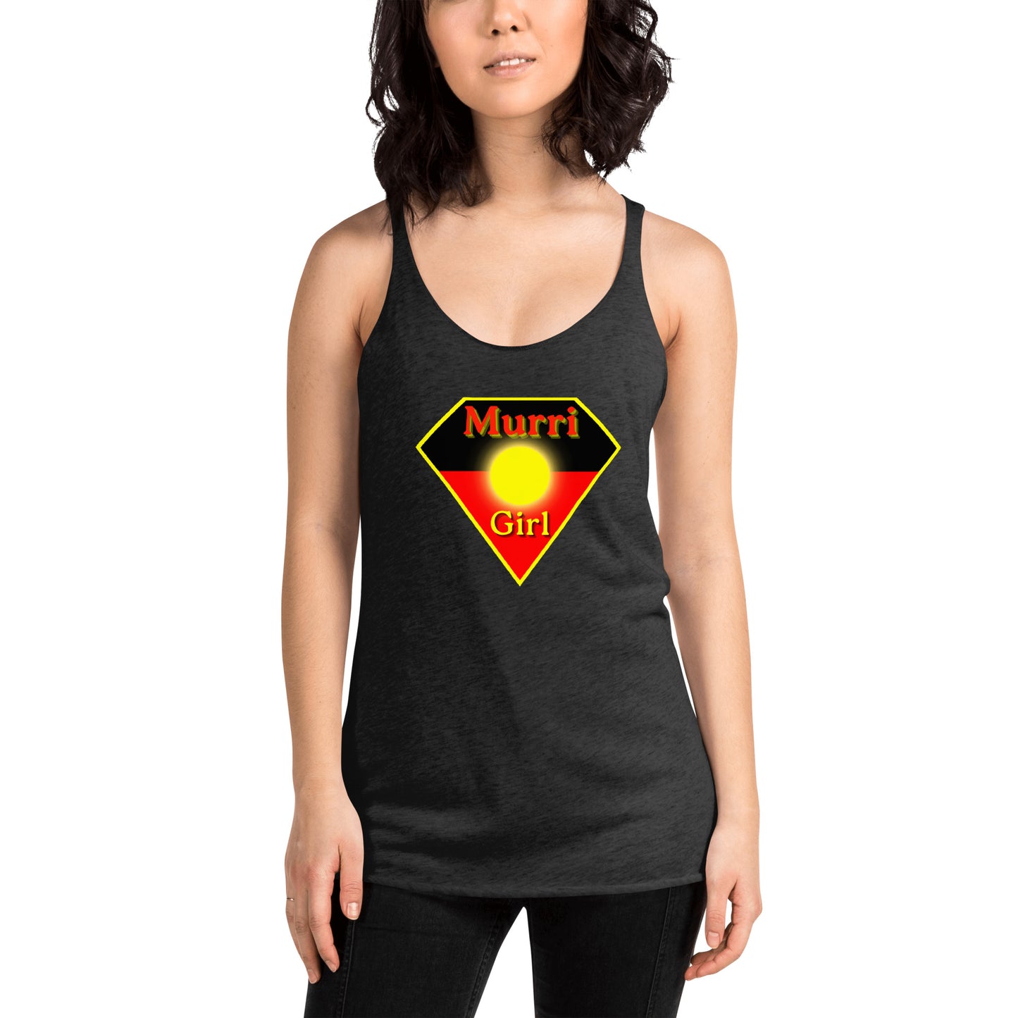 Murri Girl SuperWomen's Racerback Tank
