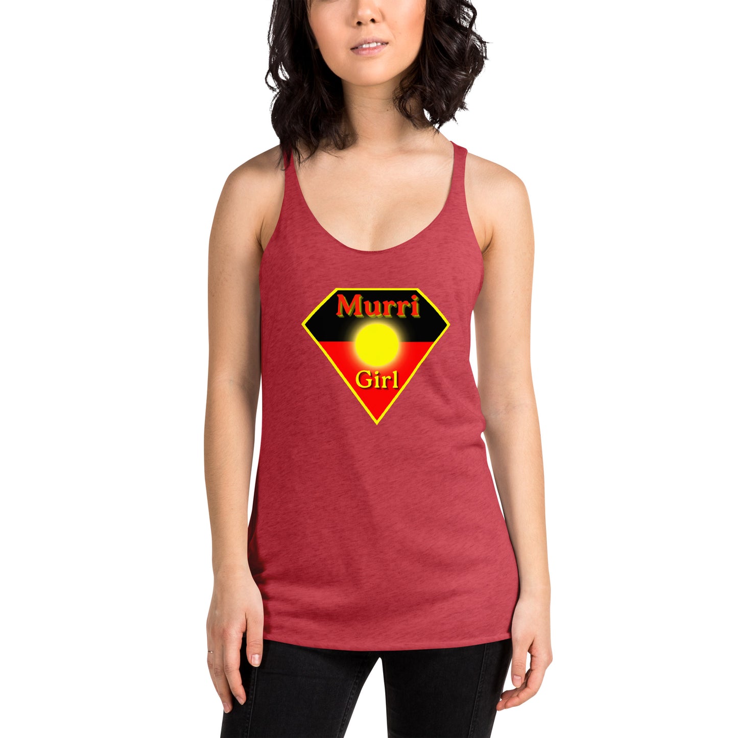 Murri Girl SuperWomen's Racerback Tank
