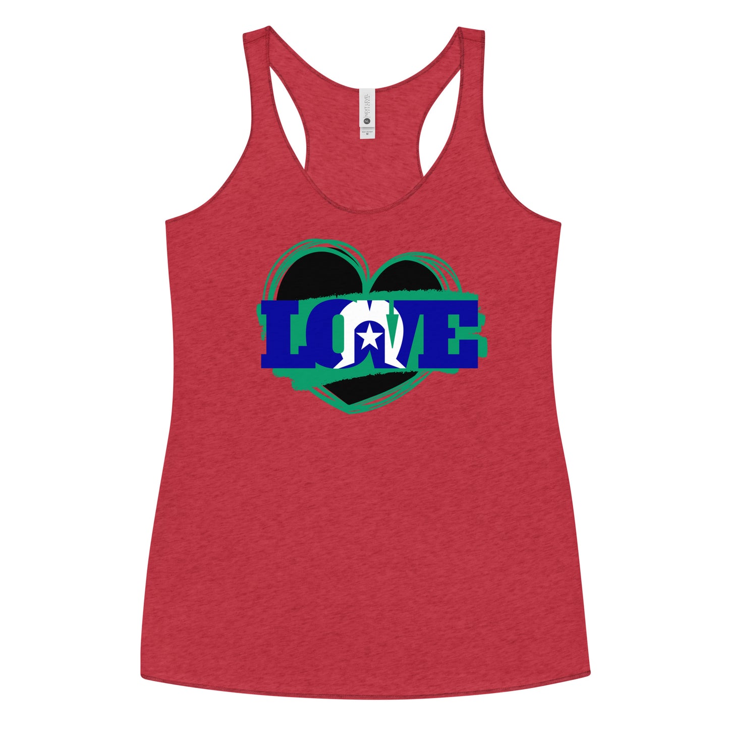 Torres Strait Islander Love Women's Racerback Tank