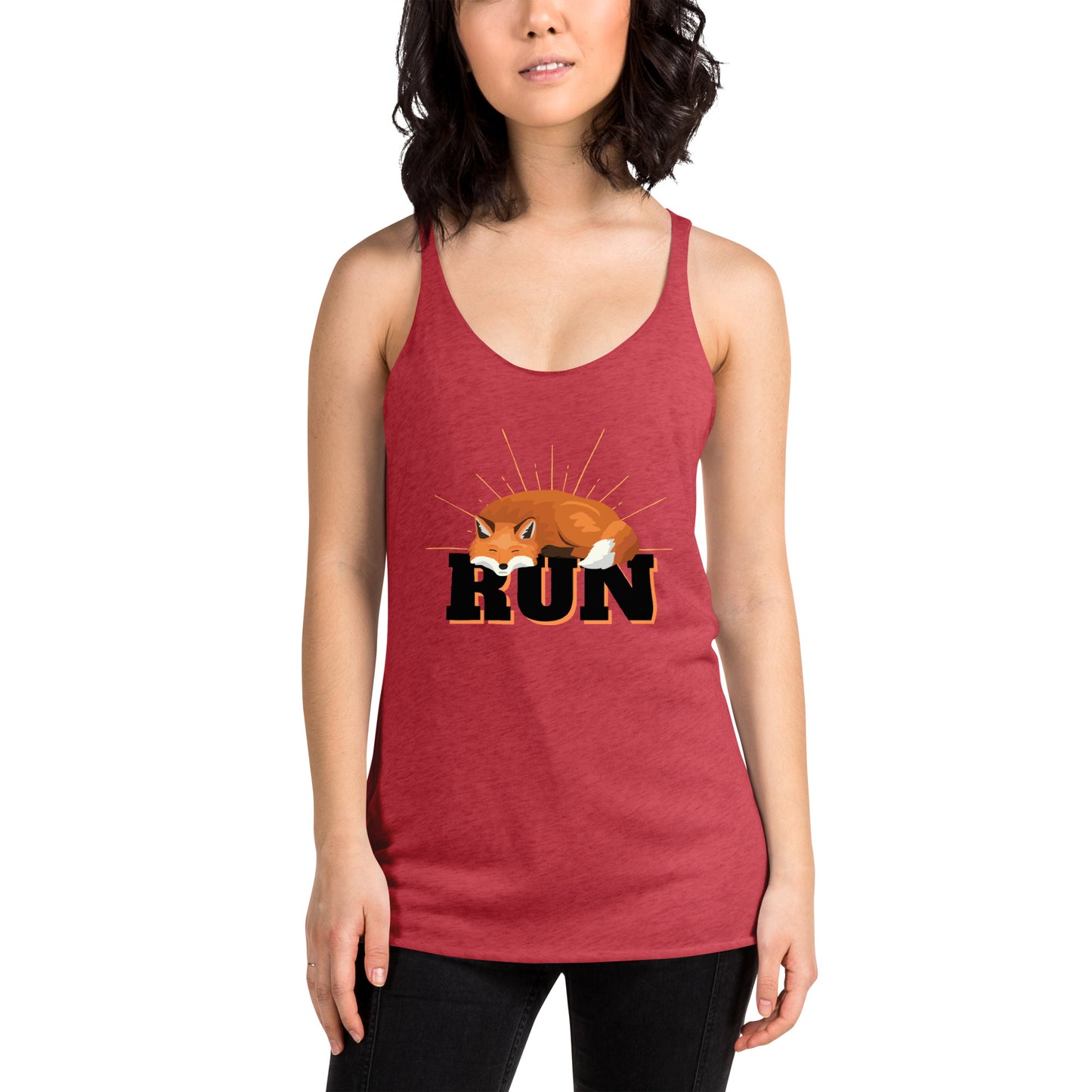 Fox on the Run Women's Racerback Tank